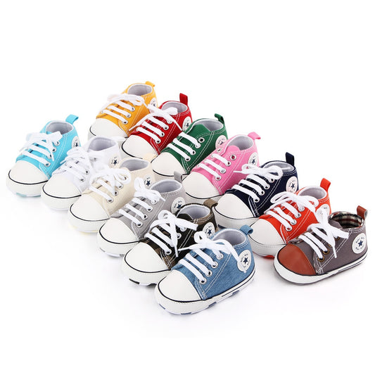 Baby Canvas Crib Sneakers