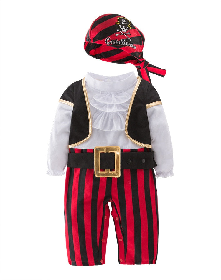 Pirate Captain Cosplay Outfit for Halloween or Xmas