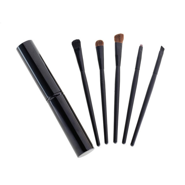 5pcs Travel Eye Makeup Brush Set