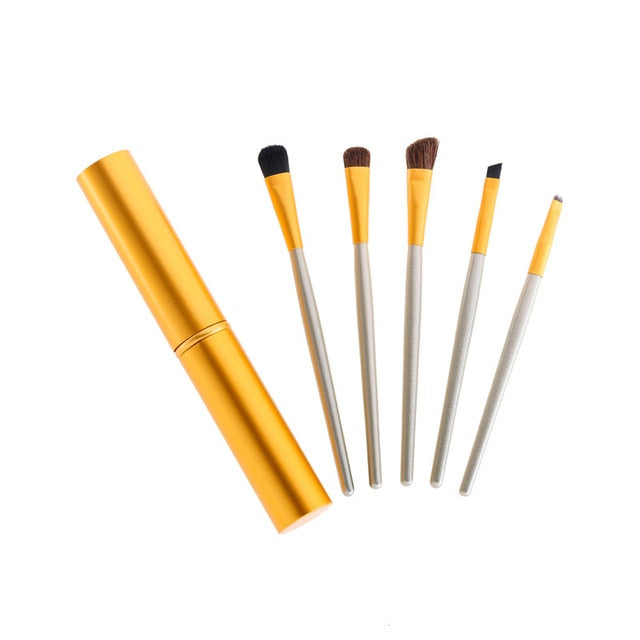 5pcs Travel Eye Makeup Brush Set