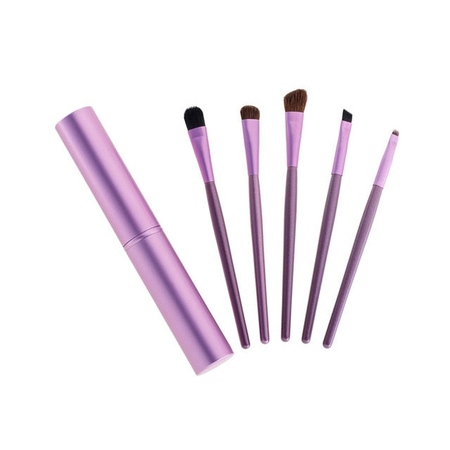 5pcs Travel Eye Makeup Brush Set