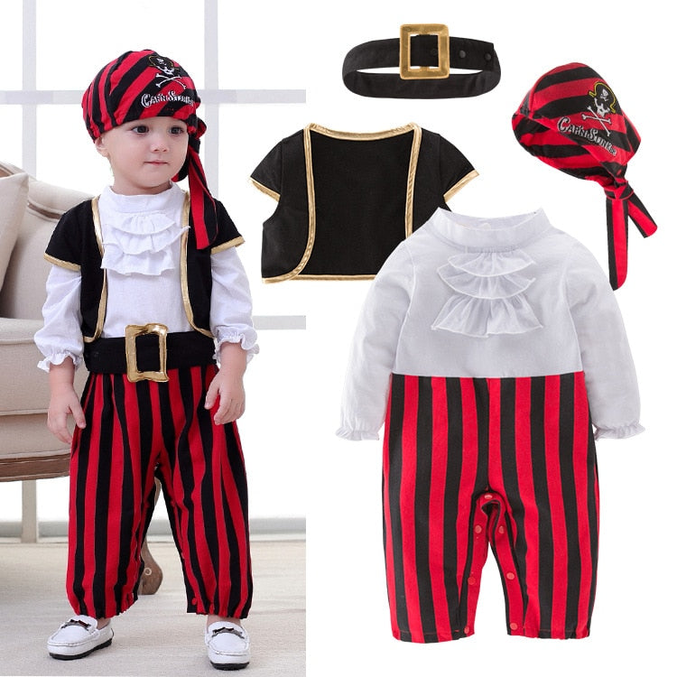 Pirate Captain Cosplay Outfit for Halloween or Xmas